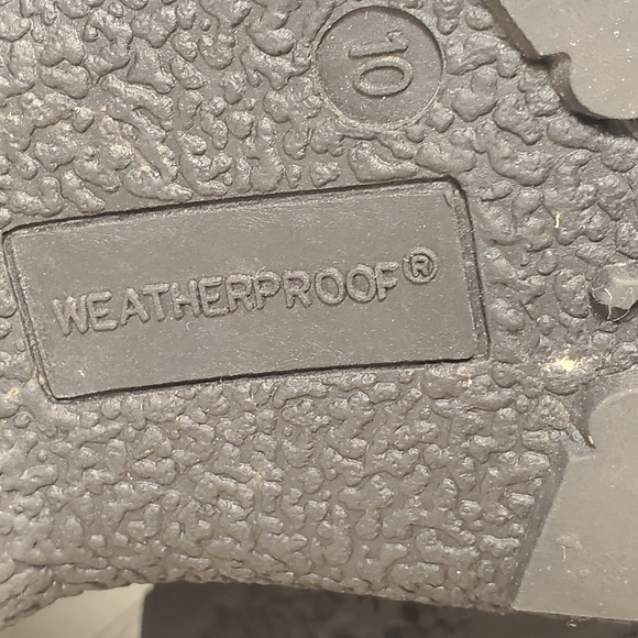 NEW WOMEN WATERPROOF Brand BLACK FAUX FUR LINING ZIP UP BOOTS 10M - Picture 8 of 11